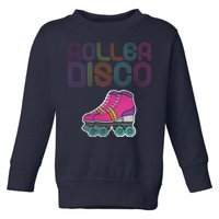 Vintage Roller Disco Skater Toddler Sweatshirt