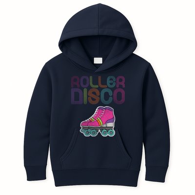 Vintage Roller Disco Skater Kids Hoodie