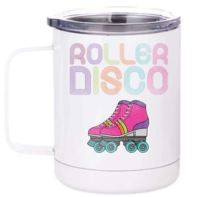 Vintage Roller Disco Skater 12 oz Stainless Steel Tumbler Cup