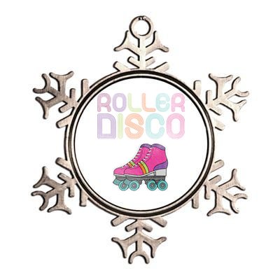 Vintage Roller Disco Skater Metallic Star Ornament