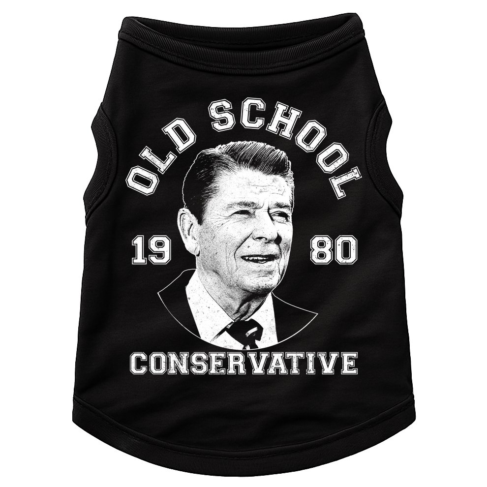 Vintage Ronald Reagan Old School Conservative Doggie Tank