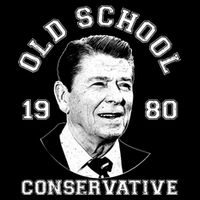 Vintage Ronald Reagan Old School Conservative Doggie Tank