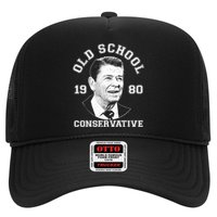 Vintage Ronald Reagan Old School Conservative Trucker Hat