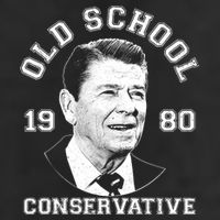 Vintage Ronald Reagan Old School Conservative Trucker Hat