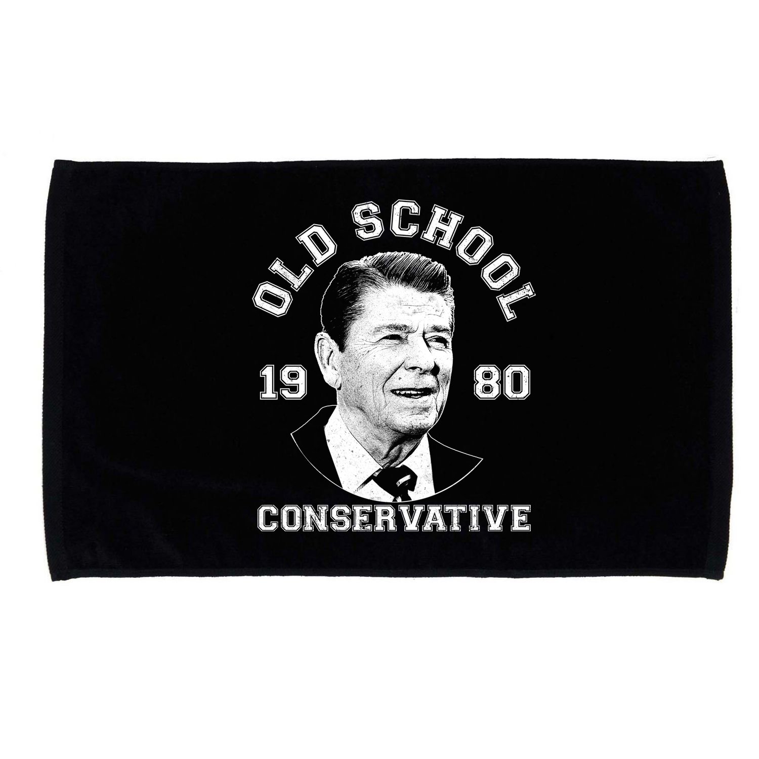 Vintage Ronald Reagan Old School Conservative Microfiber Hand Towel
