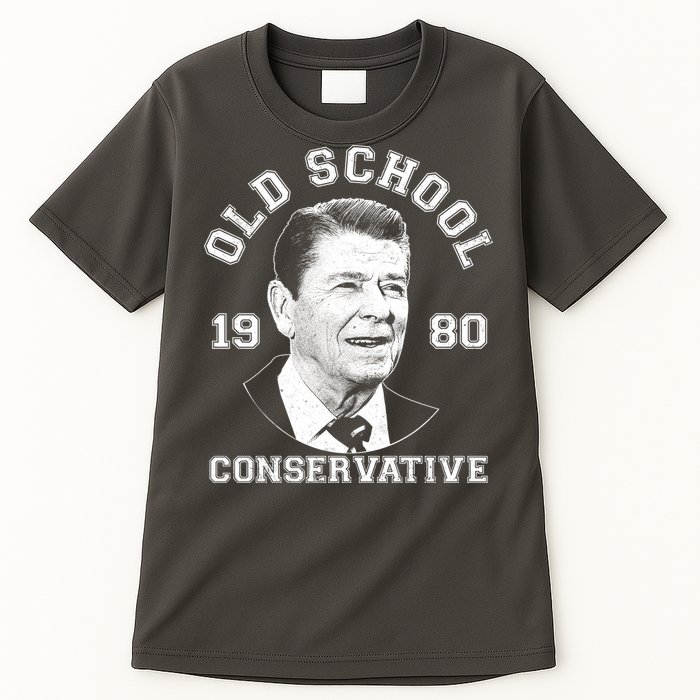 Vintage Ronald Reagan Old School Conservative Tall T-Shirt