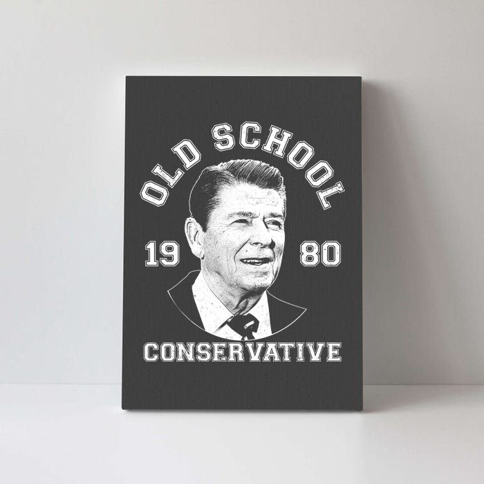 Vintage Ronald Reagan Old School Conservative Canvas