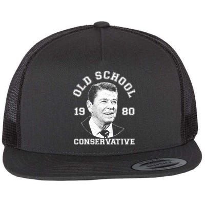 Vintage Ronald Reagan Old School Conservative Flatbill Hat