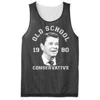 Vintage Ronald Reagan Old School Conservative Mesh Reversible Basketball Jersey Tank