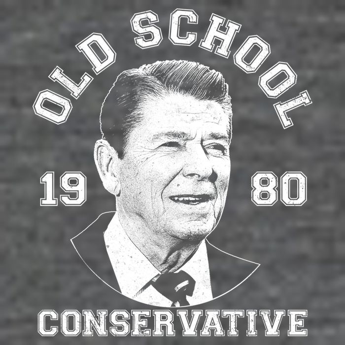 Vintage Ronald Reagan Old School Conservative Poster