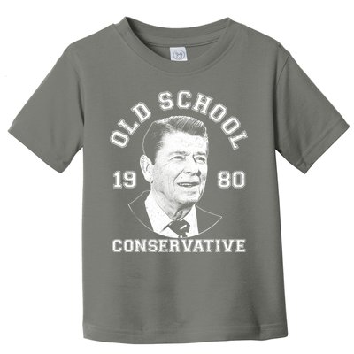 Vintage Ronald Reagan Old School Conservative Toddler T-Shirt