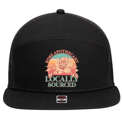 Vintage Rose Apothecary Locally Sourced 7 Panel Mesh Trucker Snapback Hat