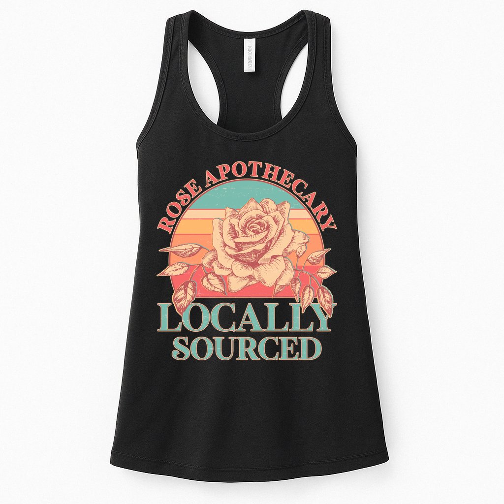 Vintage Rose Apothecary Locally Sourced Womens Tank Top