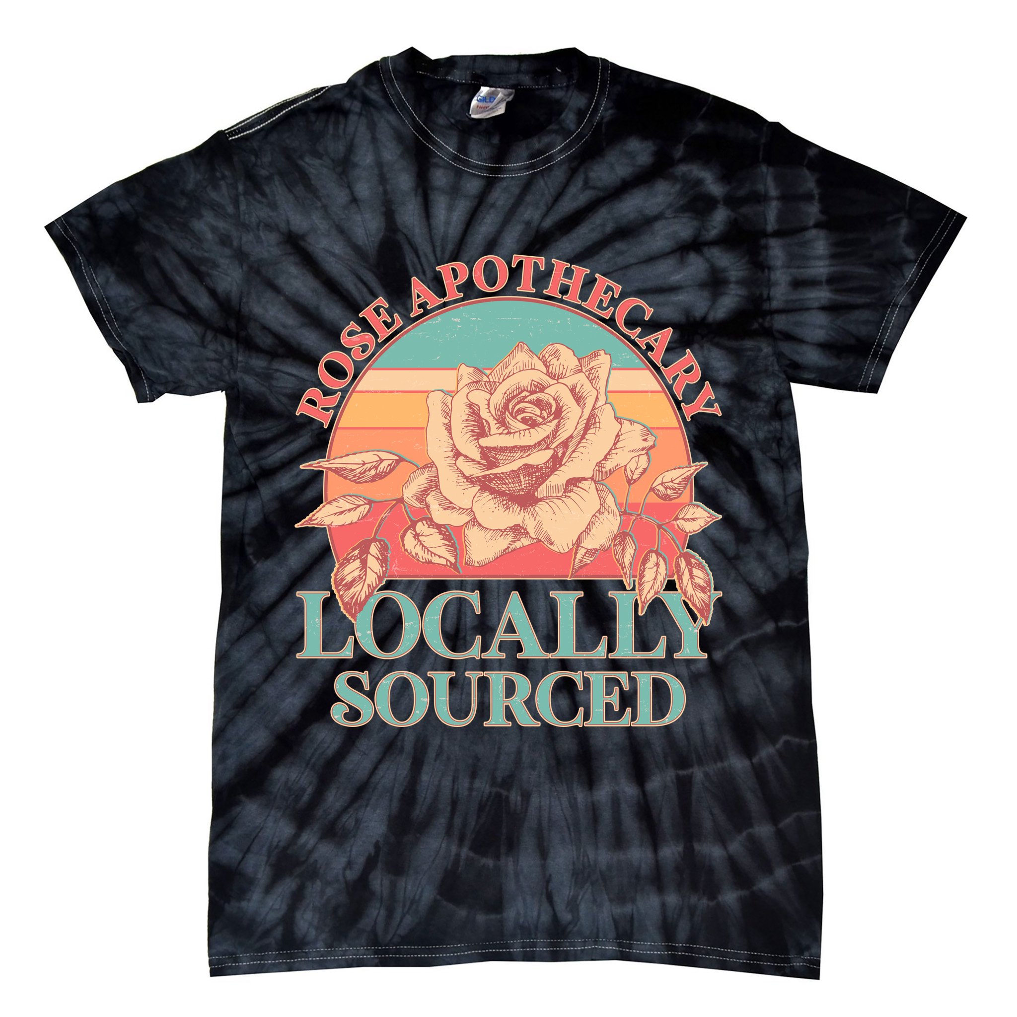 Vintage Rose Apothecary Locally Sourced Tie-Dye T-Shirt