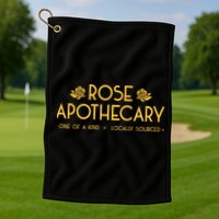 Vintage Rose Apothecary One of a Kind Locally Sourced Golf Towel