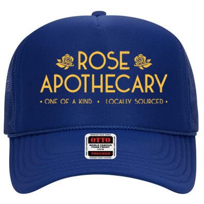 Vintage Rose Apothecary One of a Kind Locally Sourced High Crown Mesh Back Trucker Hat