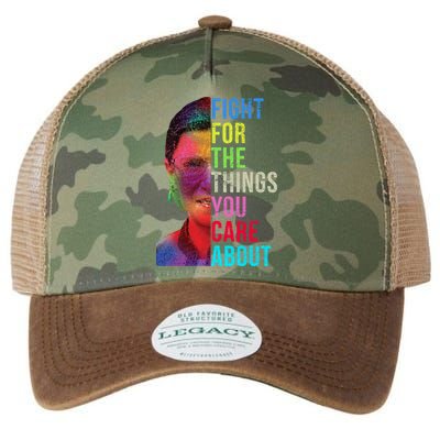 Vintage Ruth B Fight For The Things You Care About RBG Legacy Tie Dye Trucker Hat