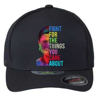 Vintage Ruth B Fight For The Things You Care About RBG Flexfit Unipanel Trucker Cap