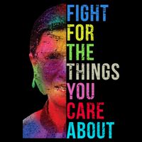 Vintage Ruth B Fight For The Things You Care About RBG Backpack