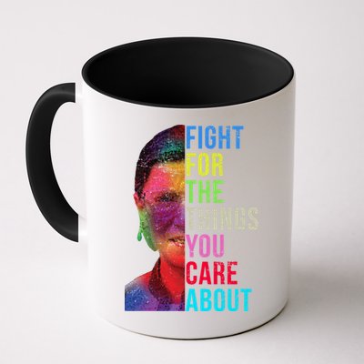 Vintage Ruth B Fight For The Things You Care About RBG Mug