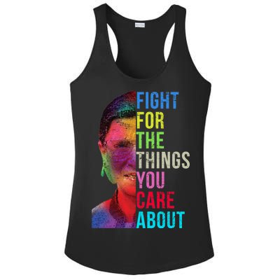 Vintage Ruth B Fight For The Things You Care About RBG Ladies PosiCharge Competitor Racerback Tank