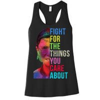 Vintage Ruth B Fight For The Things You Care About RBG Women's Racerback Tank