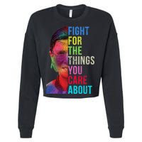 Vintage Ruth B Fight For The Things You Care About RBG Cropped Pullover Crew