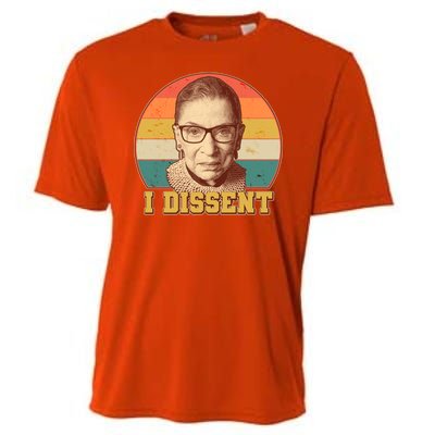 Vintage Ruth Bader Ginsburg I Dissent RBG Tribute Cooling Performance Crew T-Shirt