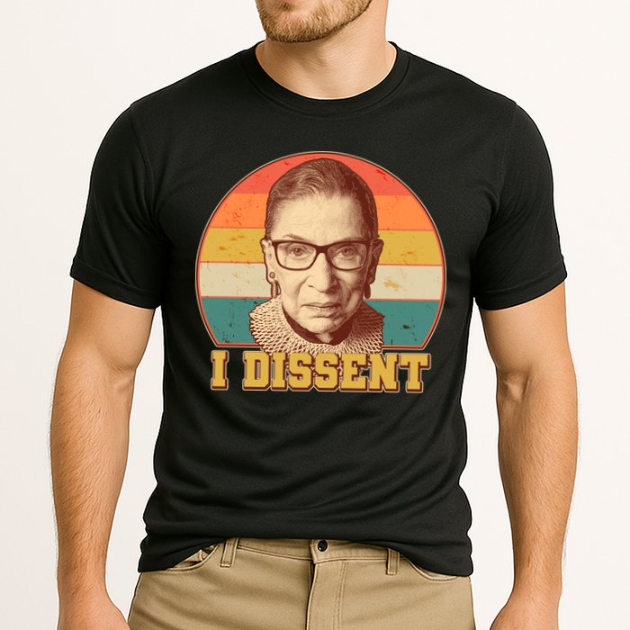 Vintage Ruth Bader Ginsburg I Dissent RBG Tribute Performance Shirt