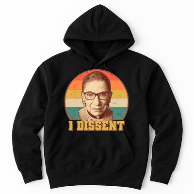 Vintage Ruth Bader Ginsburg I Dissent RBG Tribute Hoodie