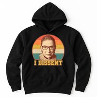 Vintage Ruth Bader Ginsburg I Dissent RBG Tribute Hoodie