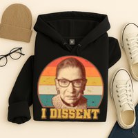Vintage Ruth Bader Ginsburg I Dissent RBG Tribute Hoodie