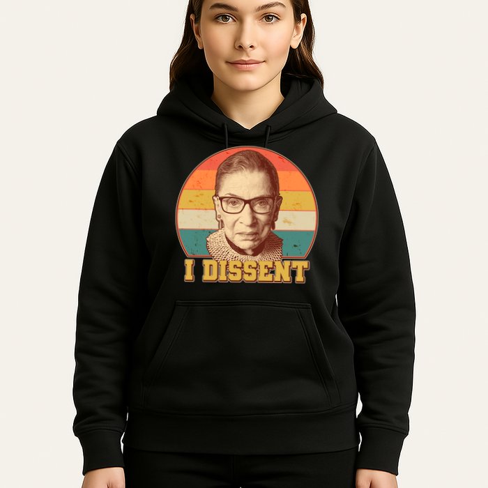 Vintage Ruth Bader Ginsburg I Dissent RBG Tribute Hoodie