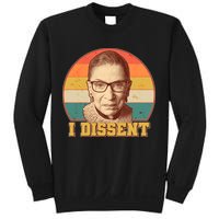 Vintage Ruth Bader Ginsburg I Dissent RBG Tribute Sweatshirt