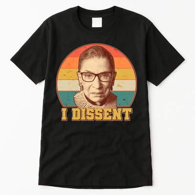 Vintage Ruth Bader Ginsburg I Dissent RBG Tribute Tall T-Shirt