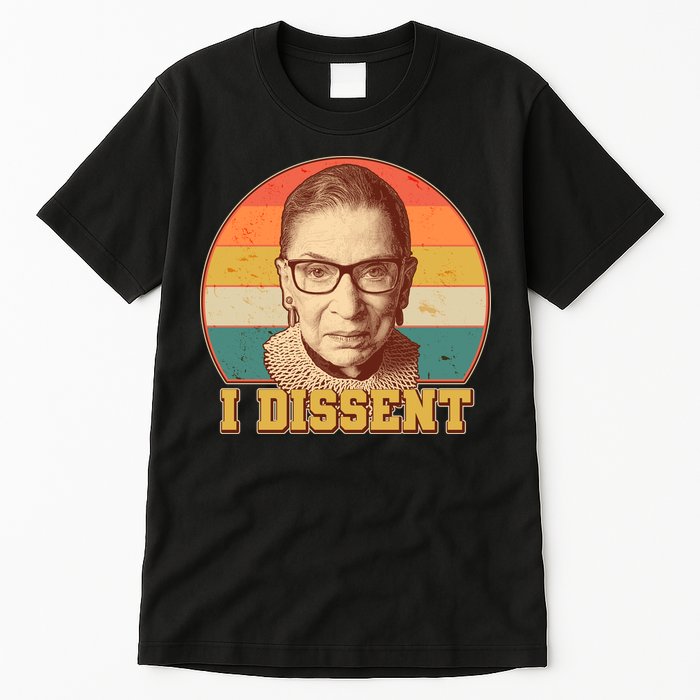 Vintage Ruth Bader Ginsburg I Dissent RBG Tribute Tall T-Shirt