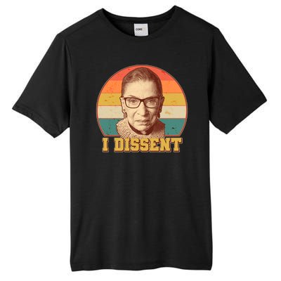 Vintage Ruth Bader Ginsburg I Dissent RBG Tribute Tall Fusion ChromaSoft Performance T-Shirt