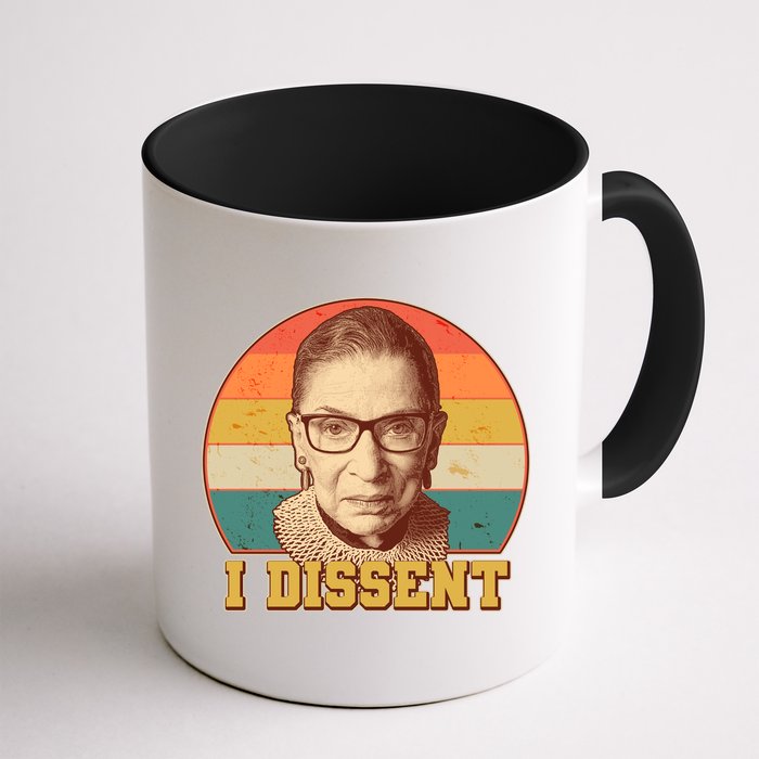Vintage Ruth Bader Ginsburg I Dissent RBG Tribute Mug