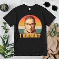 Vintage Ruth Bader Ginsburg I Dissent RBG Tribute Premium T-Shirt