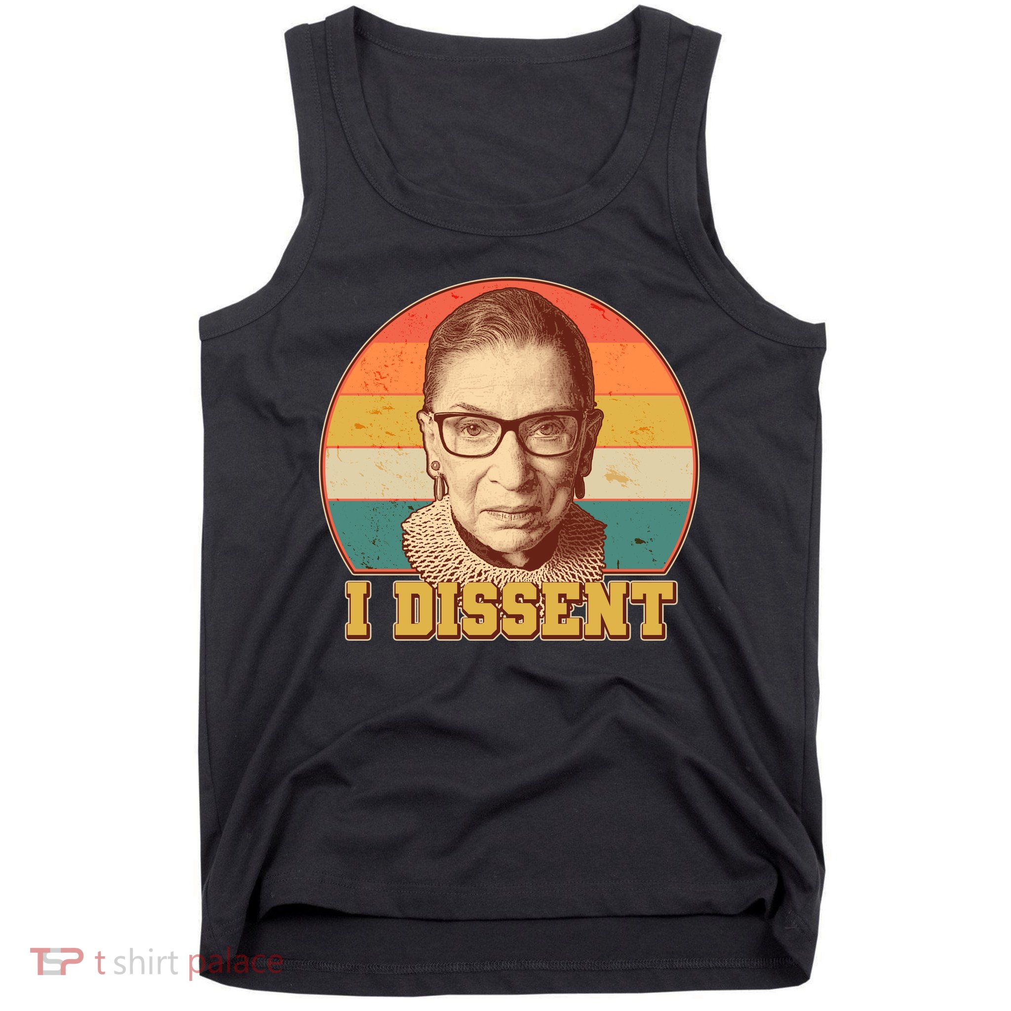 Vintage Ruth Bader Ginsburg I Dissent RBG Tribute Tank Top