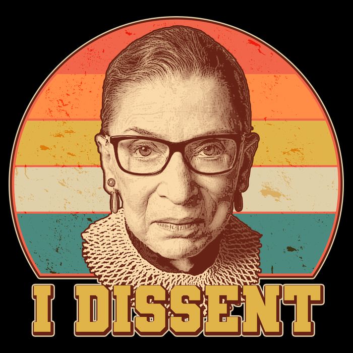 Vintage Ruth Bader Ginsburg I Dissent RBG Tribute Toddler T-Shirt