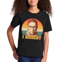 Vintage Ruth Bader Ginsburg I Dissent RBG Tribute Kids T-Shirt
