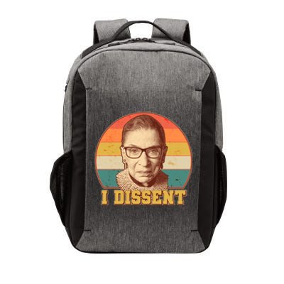 Vintage Ruth Bader Ginsburg I Dissent RBG Tribute Vector Backpack