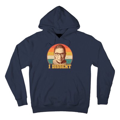 Vintage Ruth Bader Ginsburg I Dissent RBG Tribute Hoodie