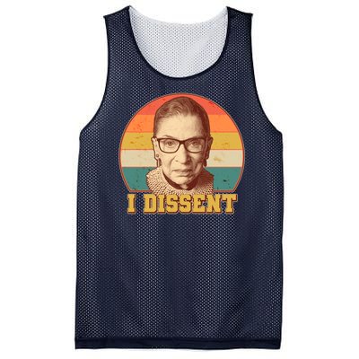 Vintage Ruth Bader Ginsburg I Dissent RBG Tribute Mesh Reversible Basketball Jersey Tank