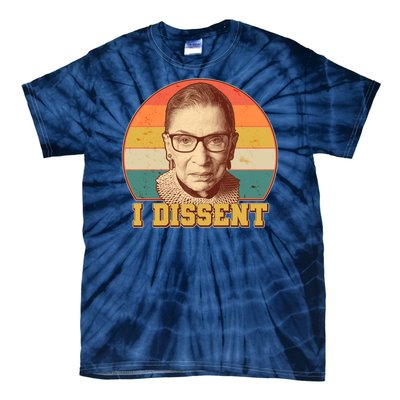 Vintage Ruth Bader Ginsburg I Dissent RBG Tribute Tie-Dye T-Shirt