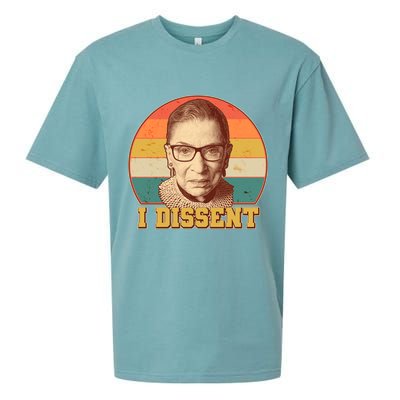 Vintage Ruth Bader Ginsburg I Dissent RBG Tribute Sueded Cloud Jersey T-Shirt