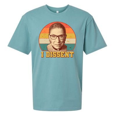 Vintage Ruth Bader Ginsburg I Dissent RBG Tribute Sueded Cloud Jersey T-Shirt