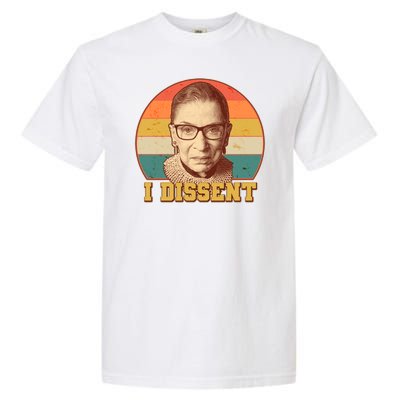 Vintage Ruth Bader Ginsburg I Dissent RBG Tribute Garment-Dyed Heavyweight T-Shirt