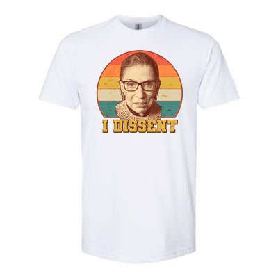 Vintage Ruth Bader Ginsburg I Dissent RBG Tribute Softstyle® CVC T-Shirt